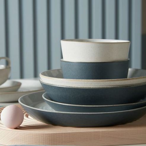 DENBY IMPRESSION CREAM STRAIGHT BOWL