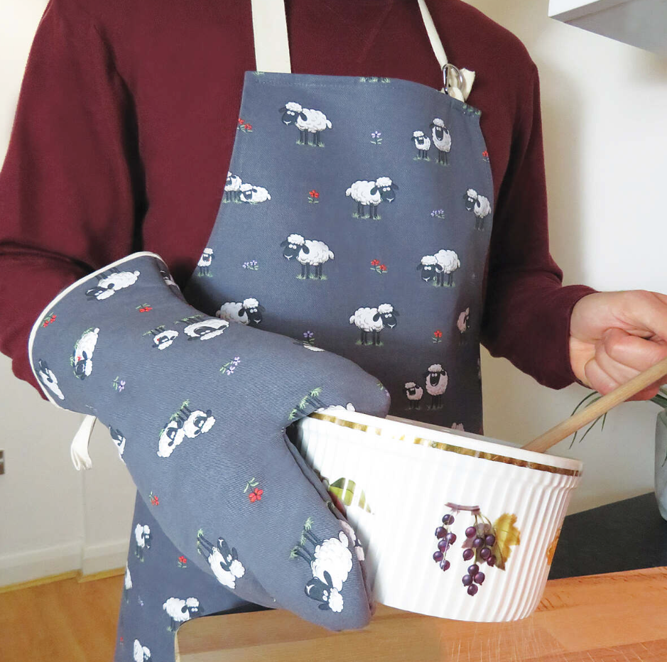 Fluffy Flock Cotton Apron