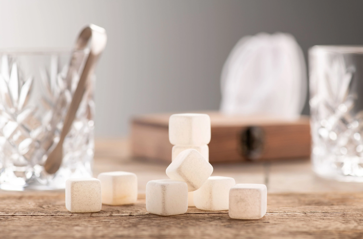 Galway Crystal Cooling Stones Gift Set - White Jade (9 stones)