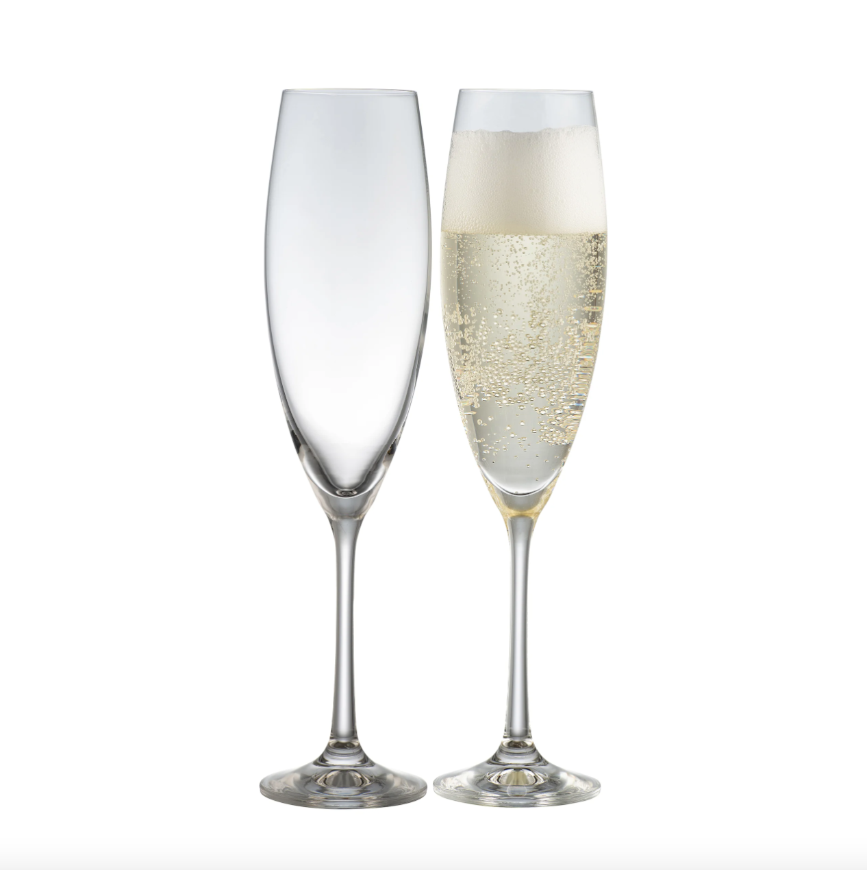 Galway Crystal Elegance Champagne / Prosecco Pair