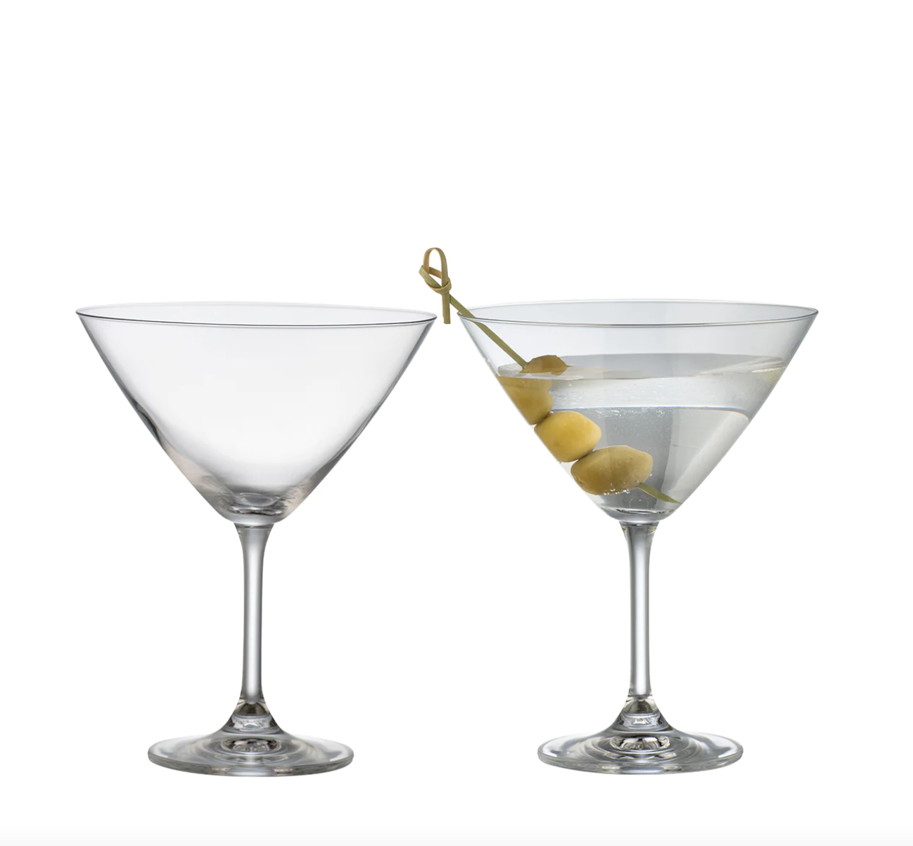 Galway Crystal Elegance Martini/Cocktail Pair