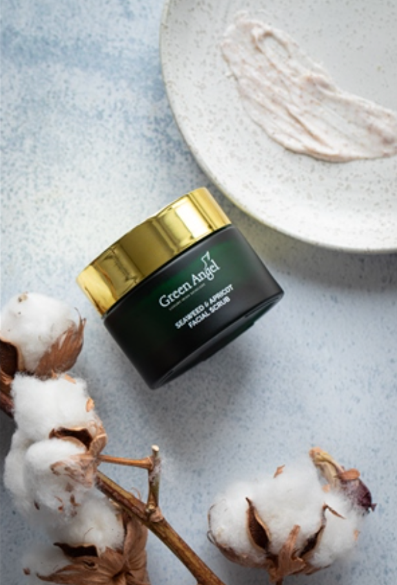 Green Angel Facial scrub – Seaweed & Apricot