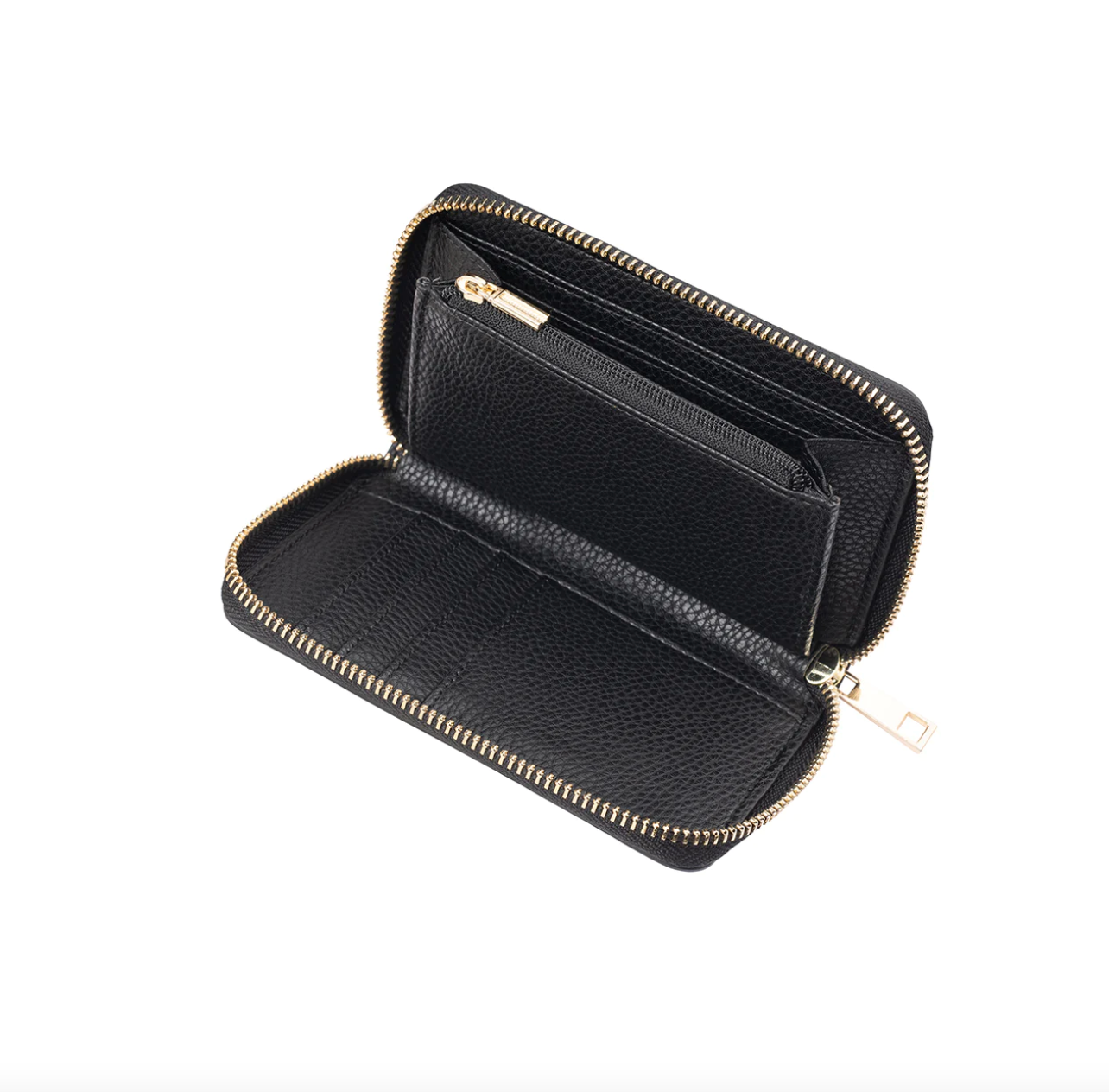 Ladies Zip Wallet - Black