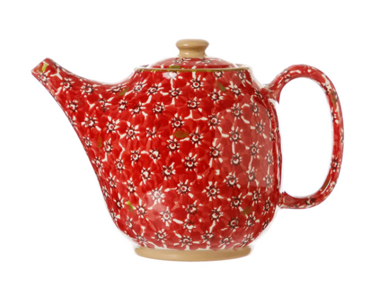 Lawn Teapot Red