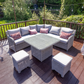 Somerset Rattan Casual Dining Sets with Stools