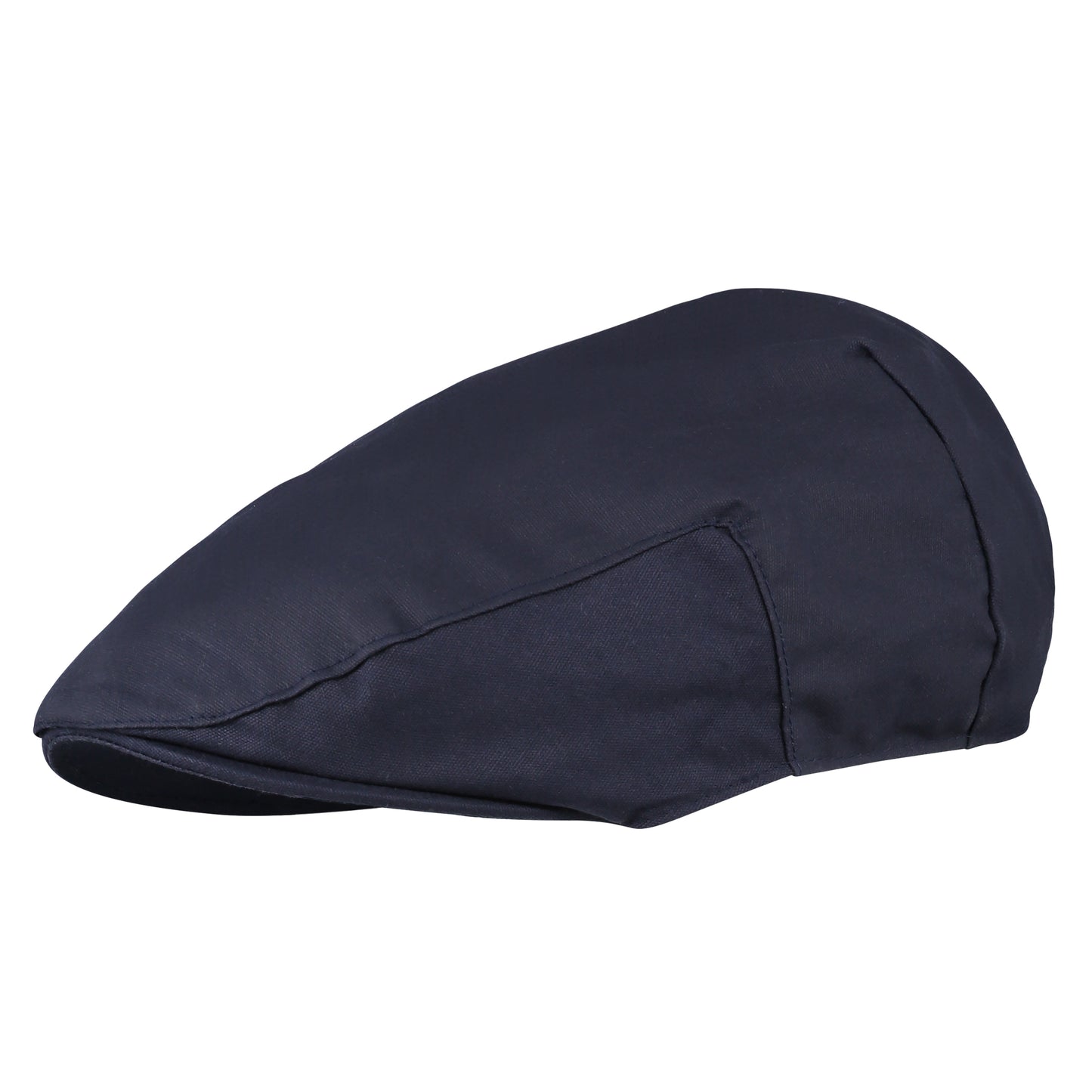 NAVY WAX FLAT CAP WITH THINSUL