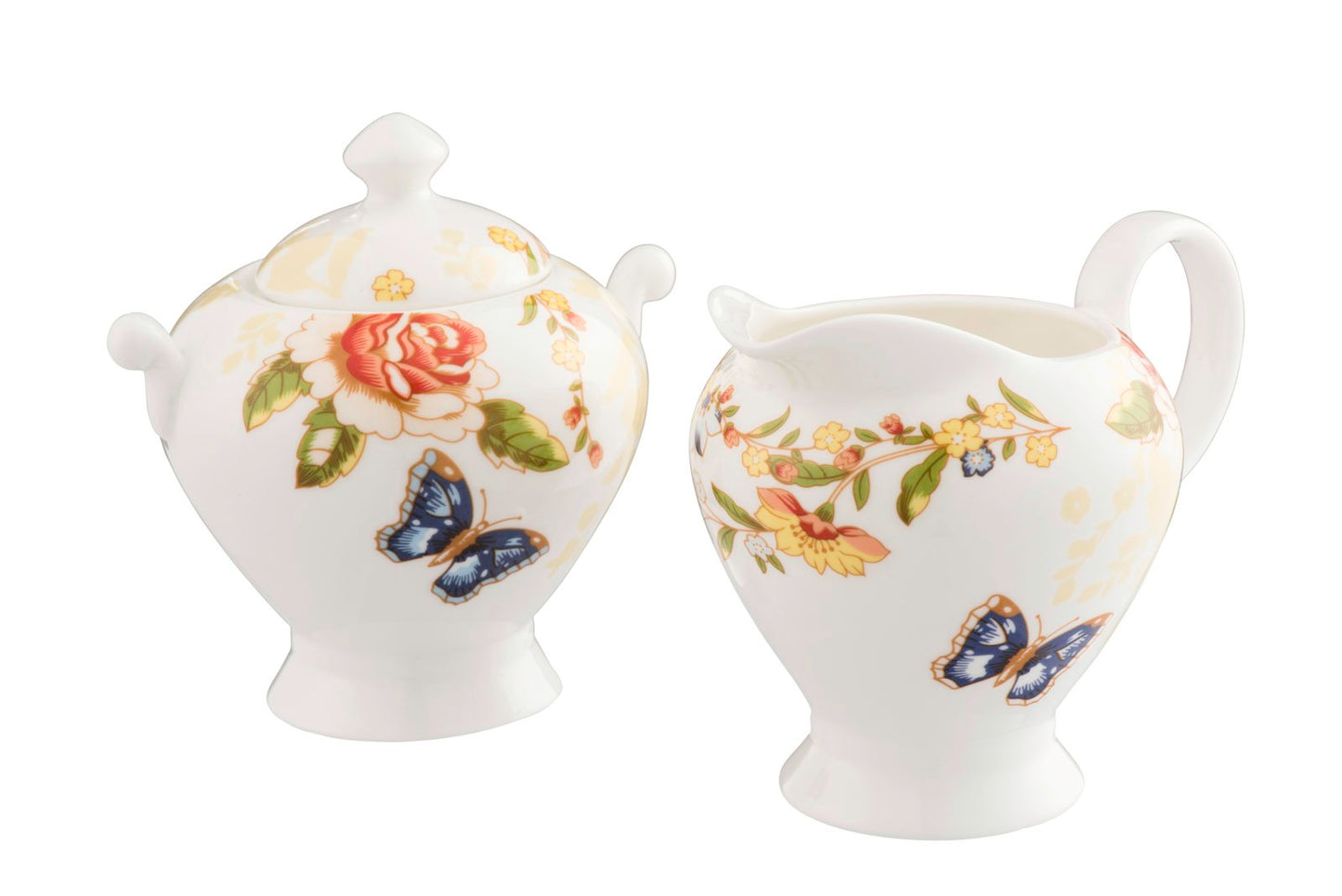 Cottage Garden Cream & Sugar Set