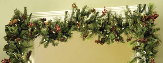 DIY Door Insert Garland Using a Pull-Up Bar