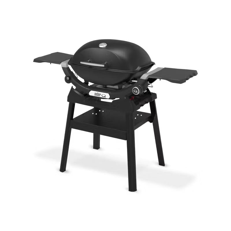 Q 2200N GAS BARBECUE WITH SIDE TABLES AND COMPACT STAND