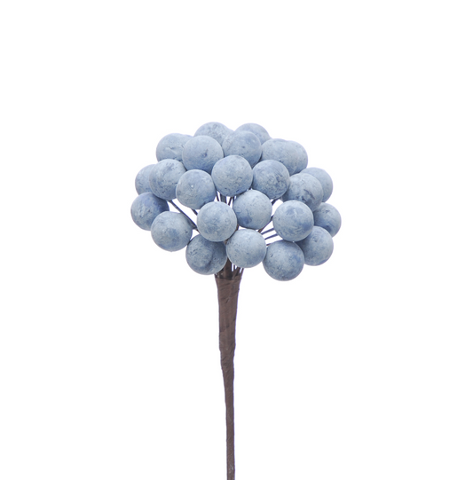 15cm frosted blue berry pick