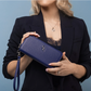 Ladies Zip Wallet - Navy