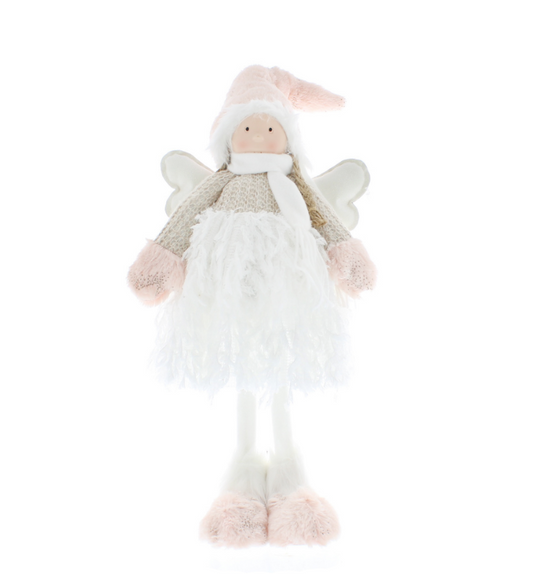 47cm bo pink girl with lit scarf