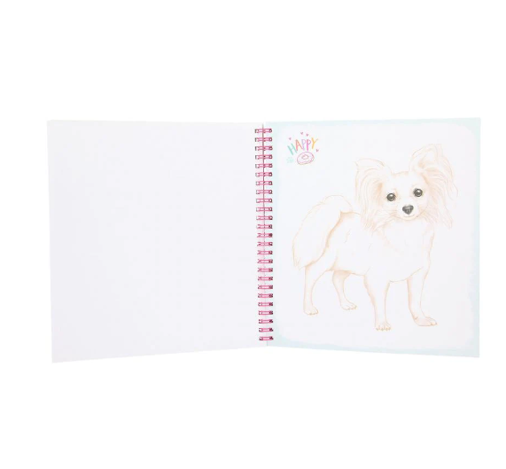 Create your TOPModel Doggy Colouring Book