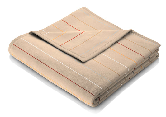 Cotton Rich Throw Multi Stripe