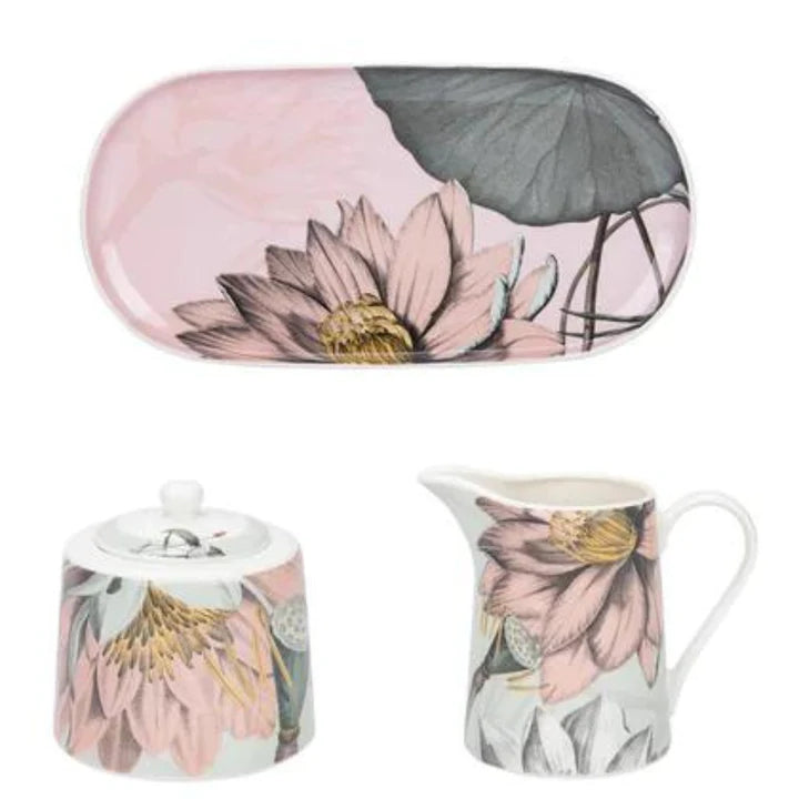 Bloom Sugar, Creamer & Tray