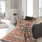 Cotton Rich Throw Aztec Terracotta