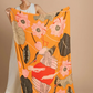 Crane at Sunrise Print Scarf - Mustard
