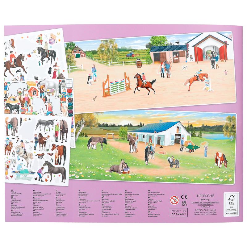 Create Your Happy Horses Colouring Book