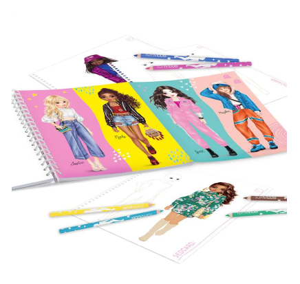 Create Your TOPModel Colouring Book