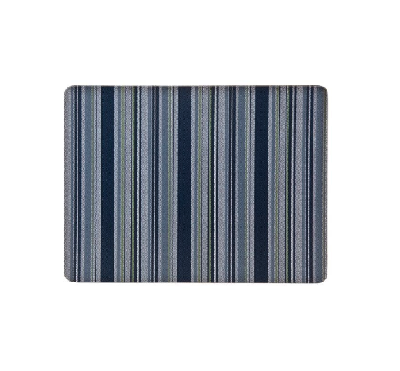 DENBY BLACK STRIPE CORK BACKED 6PC PLACEMATS