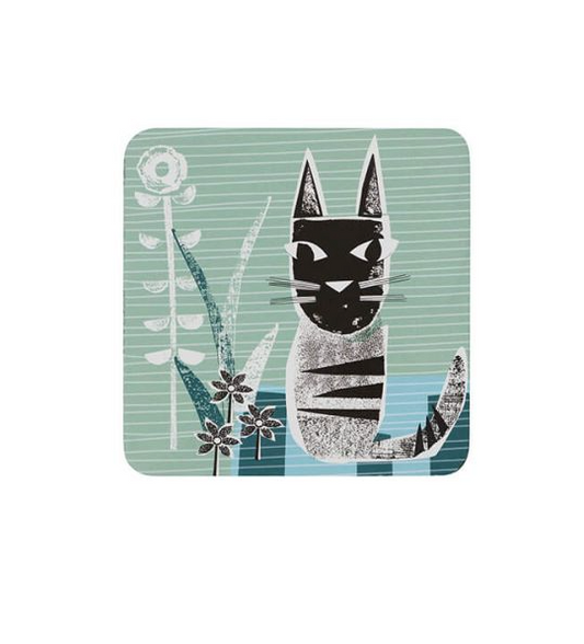 DENBY CAT 6PC COASTERS