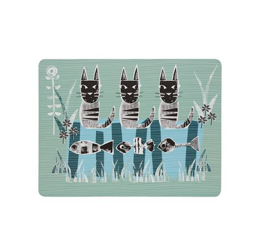 DENBY CAT 6PC PLACEMATS