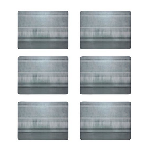 DENBY COLOURS GREY 6PC PLACEMATS