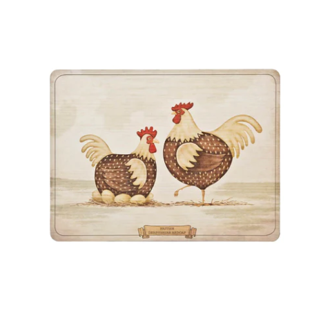 DENBY DERBYSHIRE REDCAP 6PC PLACEMATS