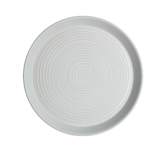 DENBY IMPRESSION CHARCOAL BLUE SPIRAL DINNER PLATE