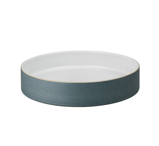 DENBY IMPRESSION CHARCOAL STRAIGHT ROUND TRAY
