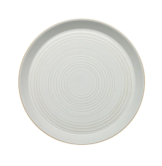 DENBY IMPRESSION CREAM SPIRAL DINNER PLATE