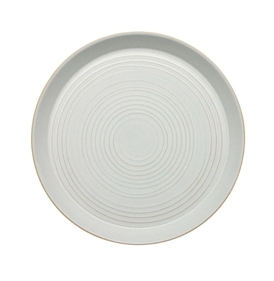 DENBY IMPRESSION CREAM SPIRAL DINNER PLATE
