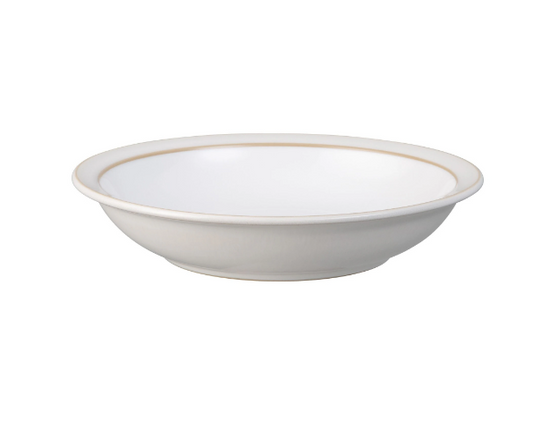 DENBY NATURAL CANVAS SHALLOW RIMMED BOWL