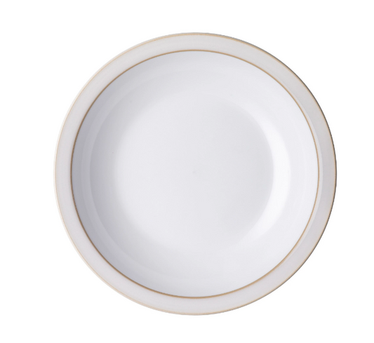 DENBY NATURAL CANVAS SHALLOW RIMMED BOWL