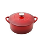 DENBY POMEGRANATE CAST IRON 24CM ROUND CASSEROLE