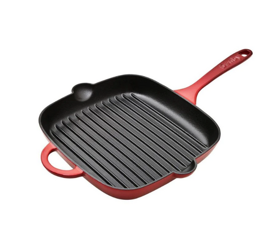 DENBY POMEGRANATE CAST IRON 25CM GRIDDLE PAN