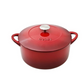 DENBY POMEGRANATE CAST IRON 26CM ROUND CASSEROLE