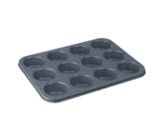 DENBY QUANTANIUM FINISH 12 CUP CUPCAKE TIN
