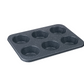 DENBY QUANTANIUM FINISH 6 CUP MUFFIN TIN