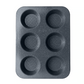 DENBY QUANTANIUM FINISH 6 CUP MUFFIN TIN