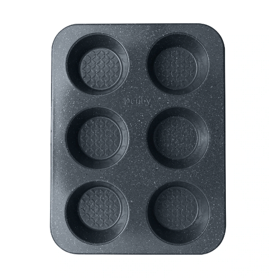 DENBY QUANTANIUM FINISH 6 CUP MUFFIN TIN