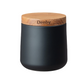 DENBY SET OF 3 BLACK STORAGE CANISTERS