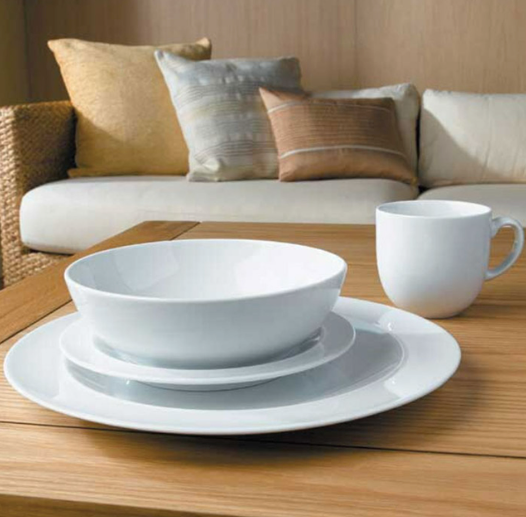 DENBY WHITE by DENBY 16 PIECE TABLEWARE SET