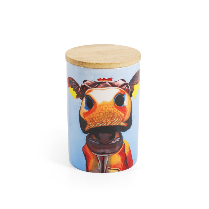 Eoin O'Connor Cow Storage Jar - In Stitches