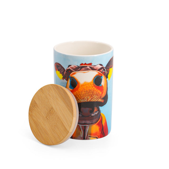 Eoin O'Connor Cow Storage Jar - In Stitches