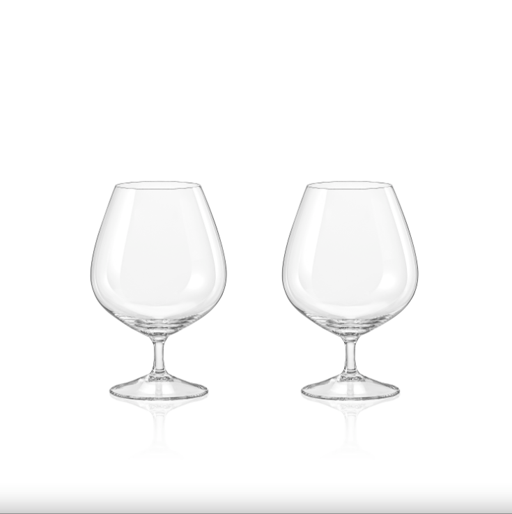Eternity S/2 Crystal Whiskey Glasses