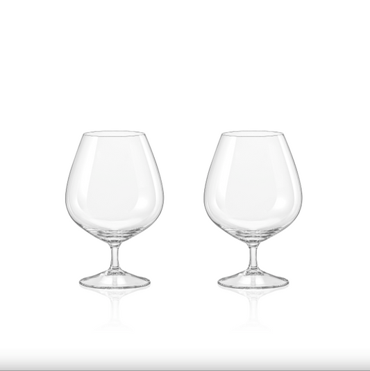 Eternity S/2 Crystal Whiskey Glasses