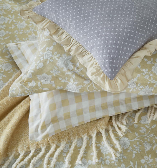 Ness Cushion 45x45cm Lavender/Yellow
