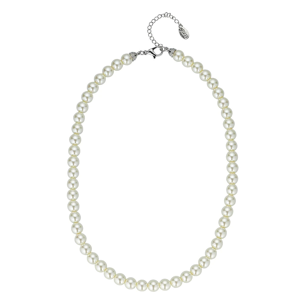Faux Pearl Single Strand Necklace