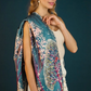Forest Party Long Satin Scarf